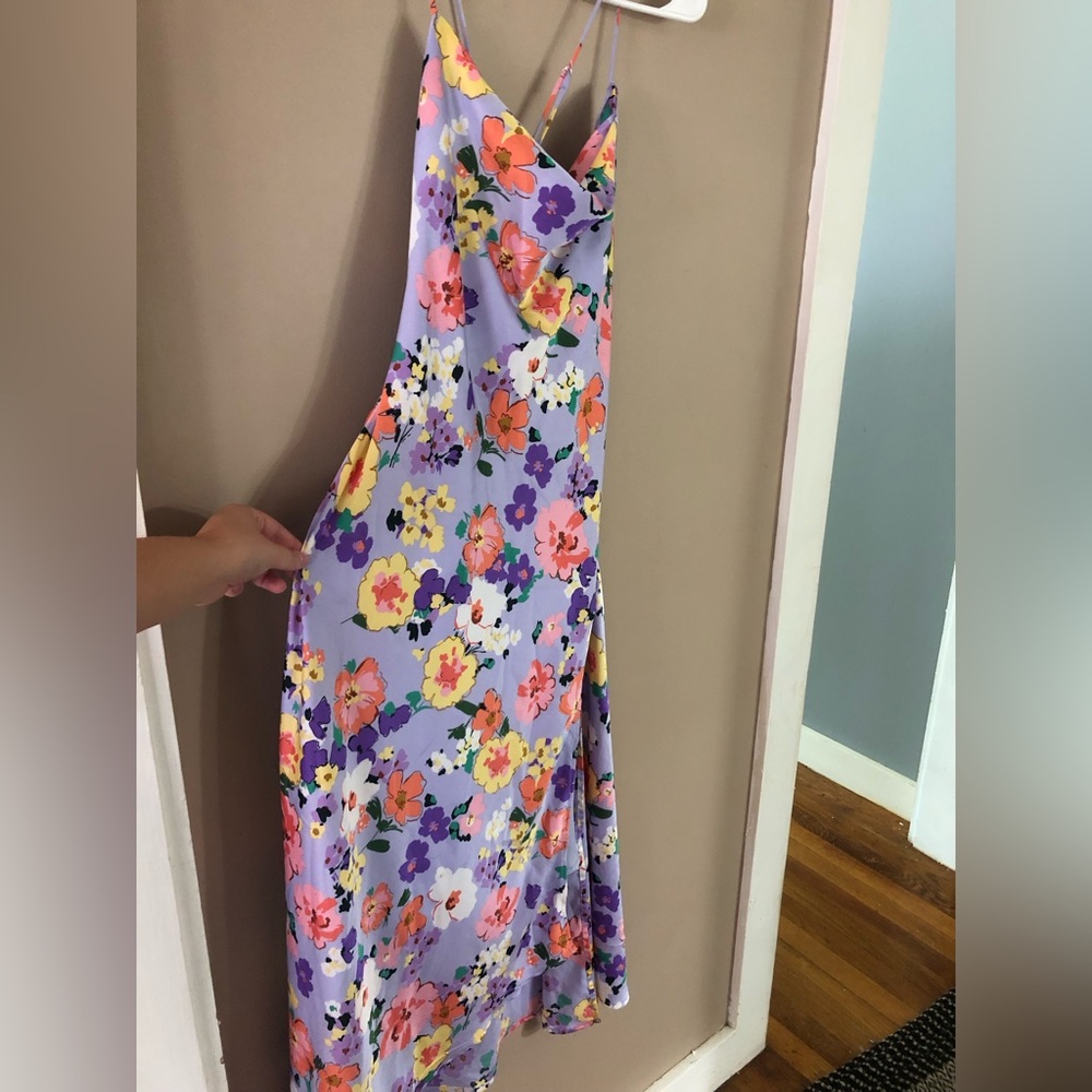 ASTR The Label Gaia Floral Midi Dress